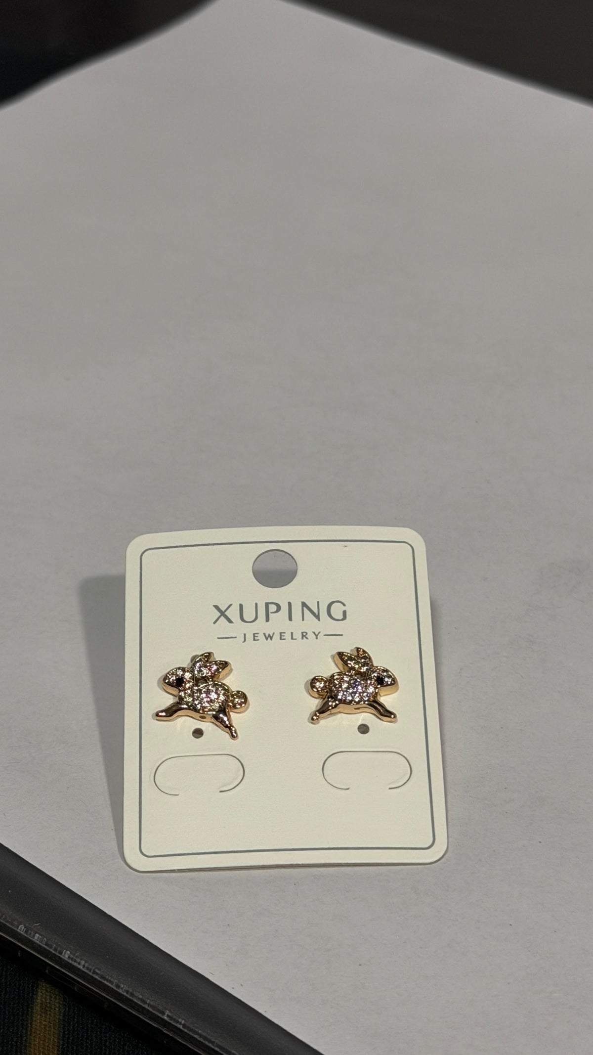 Rabbit Studs with CZ Stones