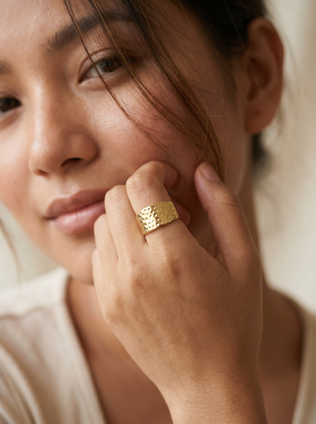 Plain Solid Gold Ring